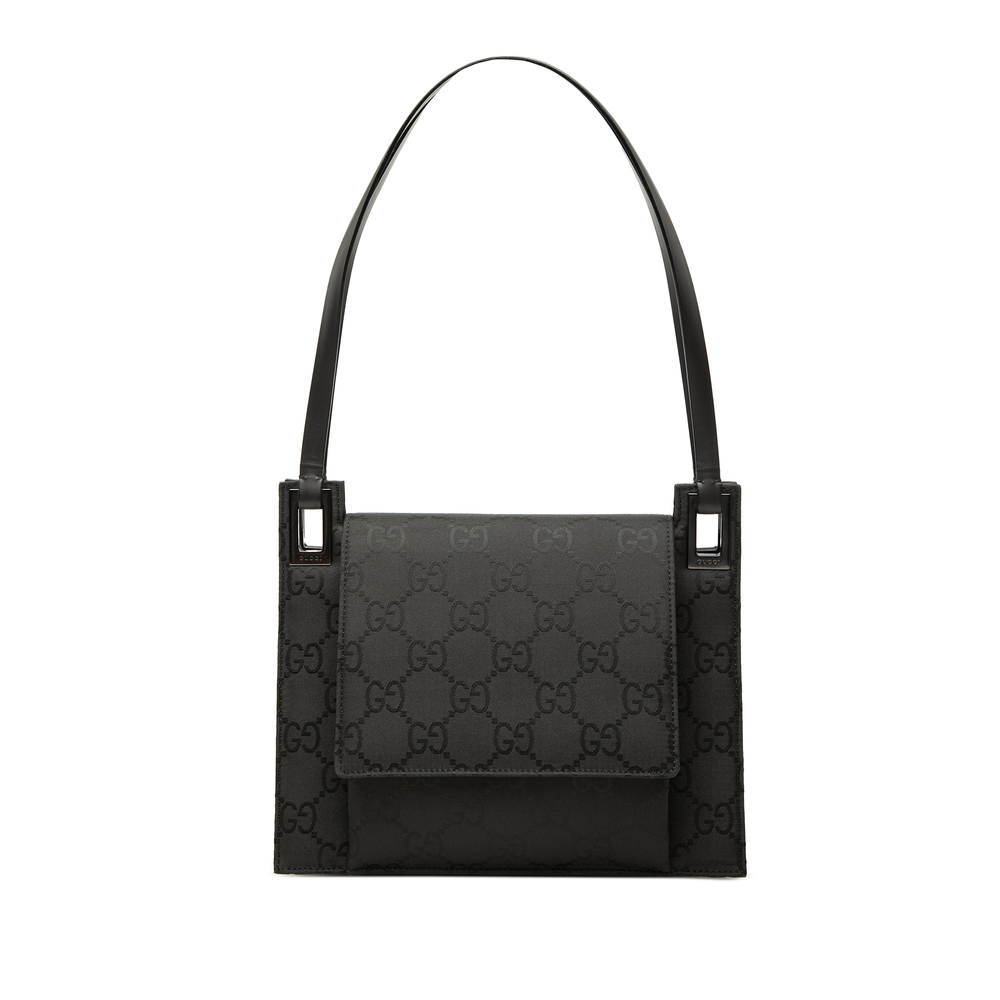 Pre-Loved Gucci GG Nylon Shoulder Bag